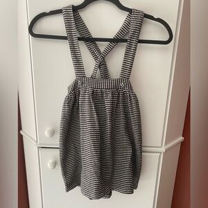 Bundle 3 for $12: Black & White Houndstooth Suspender Skirt for Kids